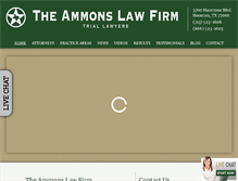 Tablet Screenshot of ammonslaw.com